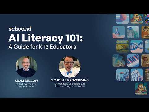 Thumbnail for AI Literacy 101: A Guide for K-12 Educators webinar