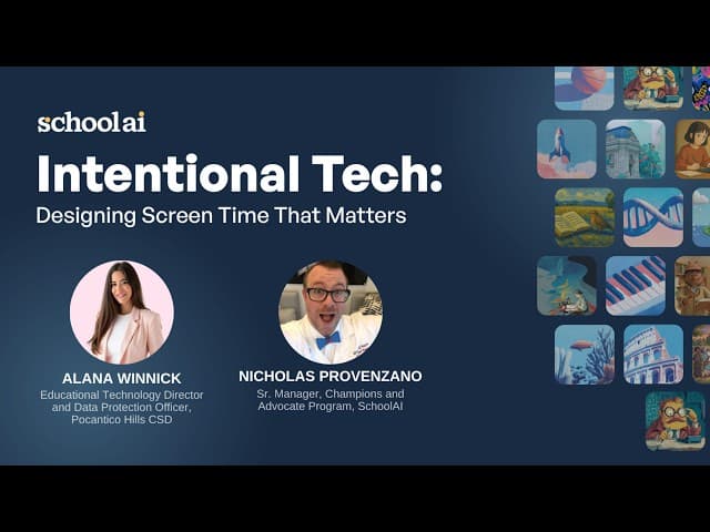 Thumbnail for Intentional Tech: Designing Screen Time That Matters webinar