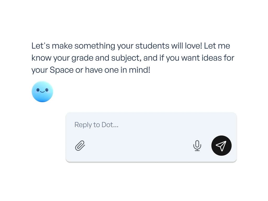 Teacher guiding student learning with SchoolAI controls