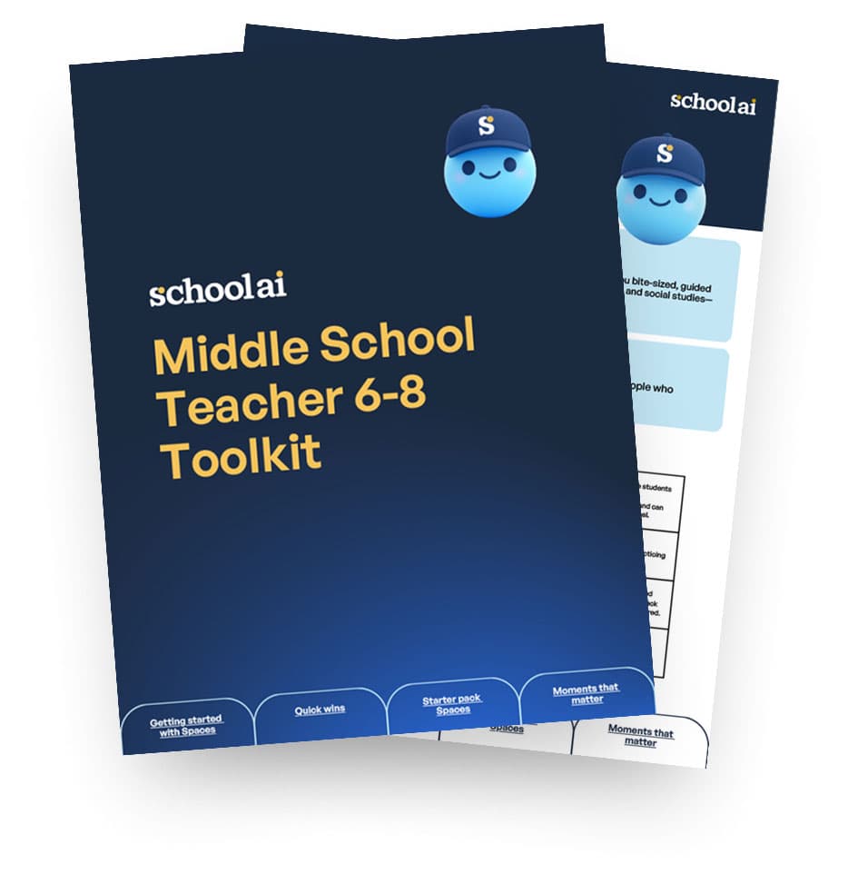 Middle school AI classroom toolkit preview