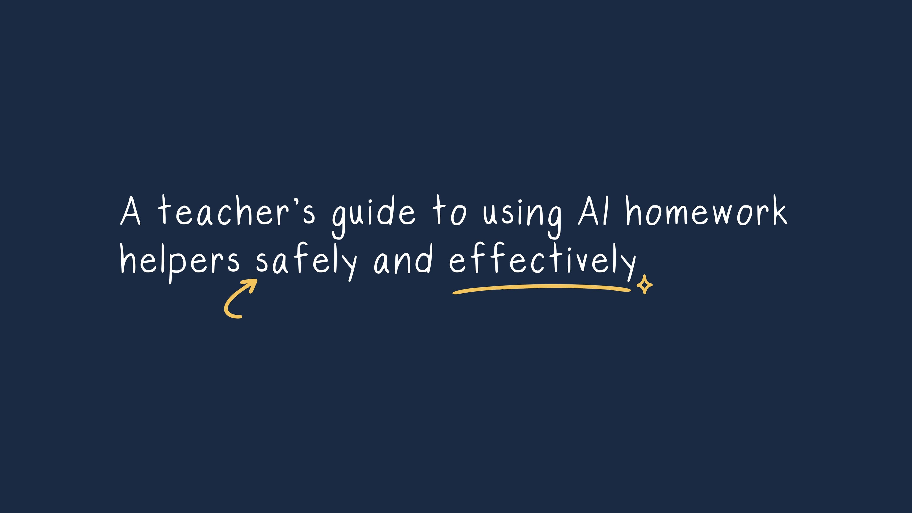 A teacher’s guide to using AI homework helpers safely and effectively
