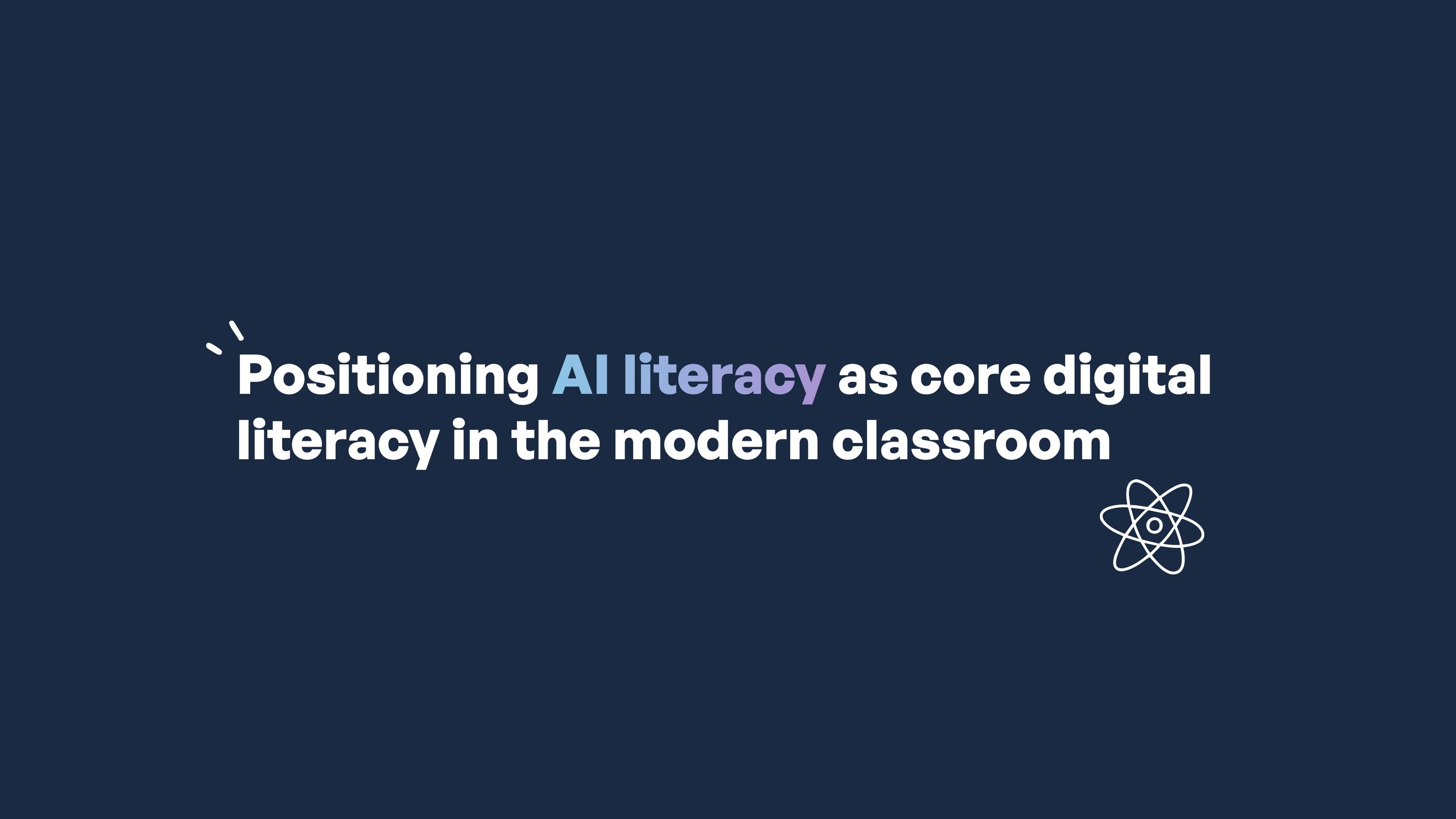 AI literacy: A roadmap for educators