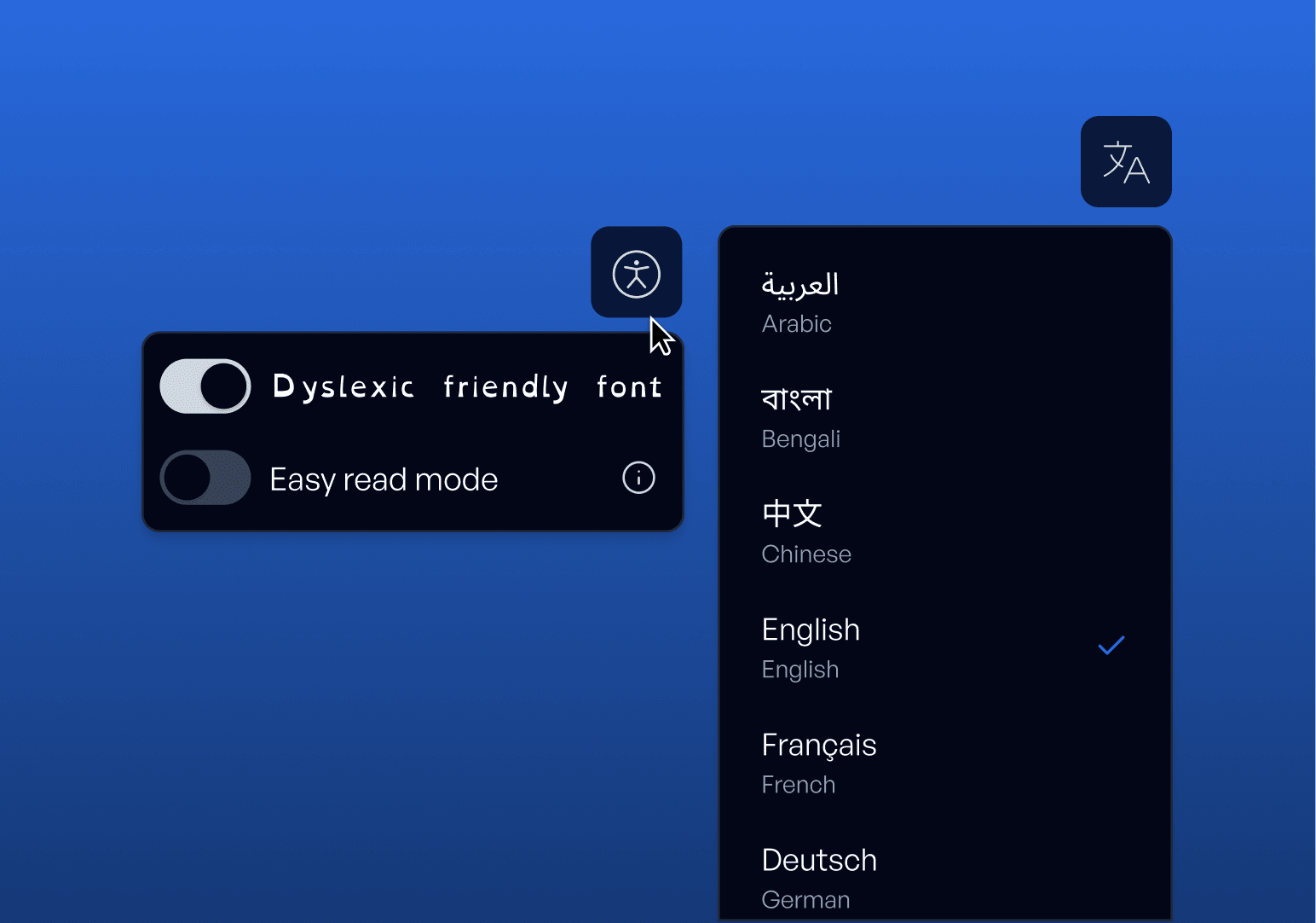 Student using SchoolAI in their native language with real-time translation support