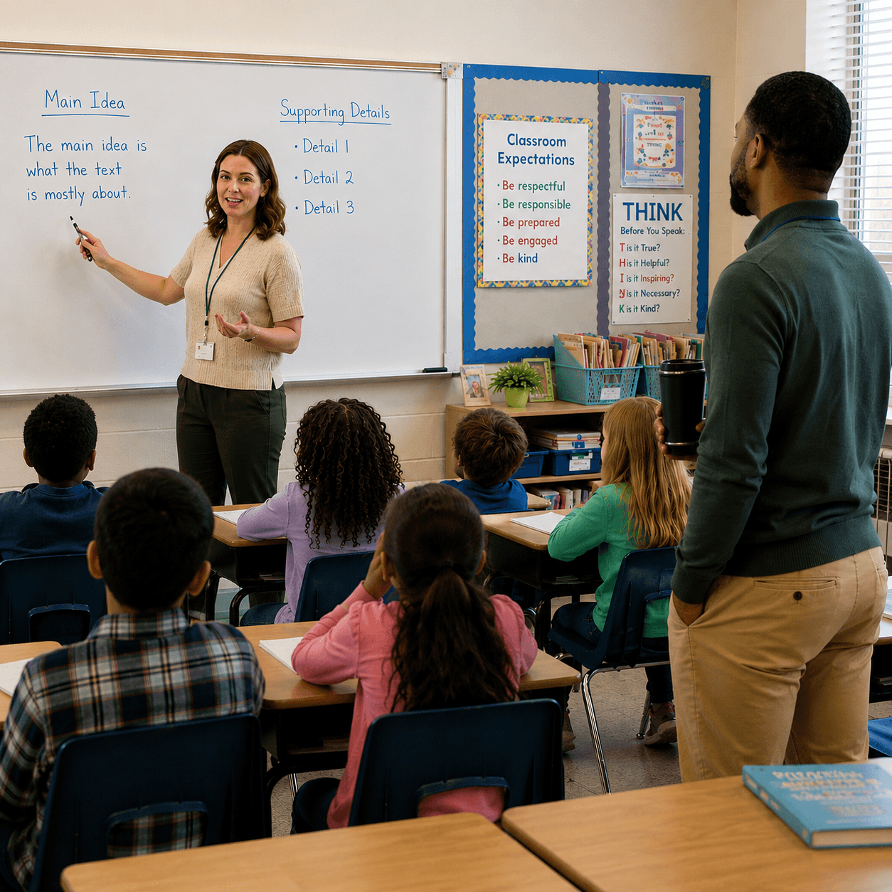 District leader viewing SchoolAI adoption data across classrooms